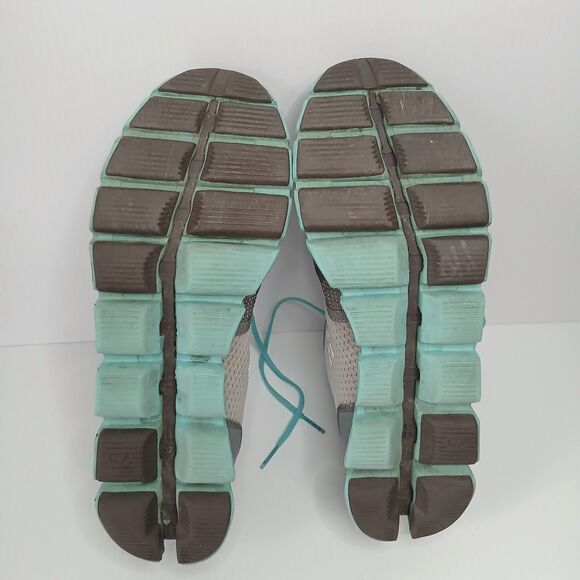 On Cloud X Flexible Lace Up Mesh Running Sneakers Shoes Teal Women's Size US 10 - Picture 12 of 12
